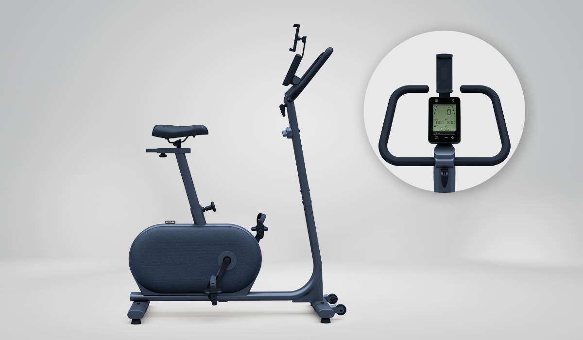 A bicicleta de exercício HOI RIDE é a peça ideal de equipamento de fitness para uma introdução descomplicada ao treino de fitness em casa.